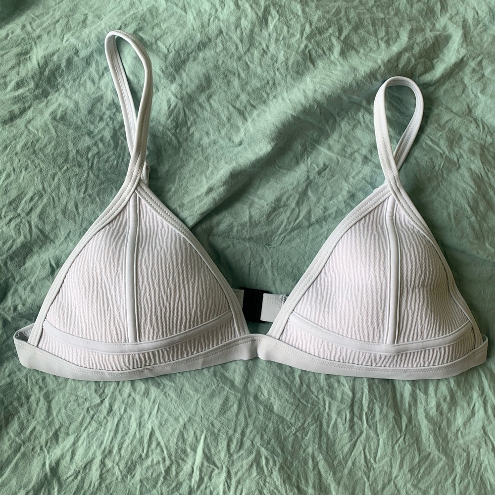 ✰SOLD - TRIANGL white bikini top